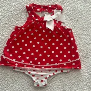 Polka dots cute baby dress